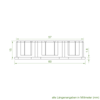 Elero Adapter-Mitnehmer-Set | Achtkant-Stahlwelle SW 60 | für Elero RevoLine M Antriebe