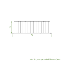 Elero Adapter-Mitnehmer-Set | Achtkant-Stahlwelle SW 70 | für Elero RevoLine M Antriebe