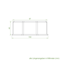 Elero Adapter-Mitnehmer-Set | Achtkant-Stahlwelle SW 102 | für Elero RevoLine L Antriebe