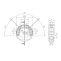 Geiger Schneckengetriebe S105 | Untersetzung 2,8:1 | 7 mm Innenvierkant | ohne Endanschlag