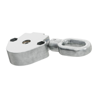 Geiger Schneckengetriebe S106 | Untersetzung 4:1 | 6 mm Sechskant | mit Kurbelöse