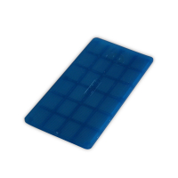 Verglasungsklotz in blau.