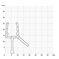 Duschdichtung DD014 für Rundduschen | transparent | Länge 1250 mm
