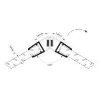 Duschdichtung DD038 | transparent | 135 Grad | mit Magnet