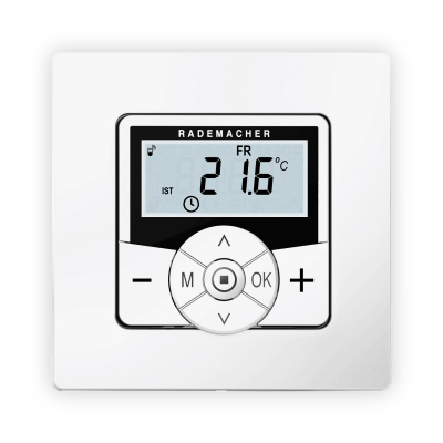Rademacher Funk-Raumthermostat 2 9485-1 mit Rahmen