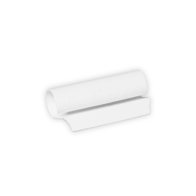 Abdeckkappe für Winkelband in weiß.