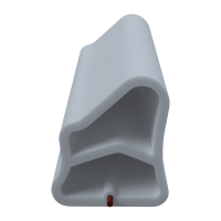 3D Modell der Stahlzargendichtung SZ314 in grau für...