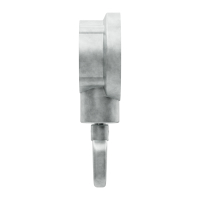 Geiger Markisengetriebe MKG 001 | 3:1 | blank | 13 mm Innenvierkant | Zinköse | mit Endanschlag