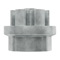 Geiger Markisengetriebe MKG 002 | 3:1 | blank | für 70 mm Nutrohr | Zinköse | mit Endanschlag
