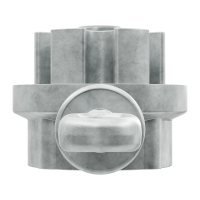 Geiger Markisengetriebe MKG 002 | 3:1 | blank | für 70 mm Nutrohr | Zinköse | mit Endanschlag