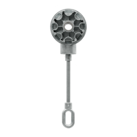 Geiger Markisengetriebe MKG 004 | 3:1 | blank | für 78 (85) mm Nutrohr | verl. Öse | mit Endanschlag