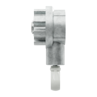 Geiger Markisengetriebe MKG 015 | 7,8:1 | blank | für 78 (85) mm Nutrohr | Kunststofföse | mit Endanschlag