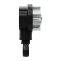 Geiger Markisengetriebe MKG 019 | 4,4:1 | schwarz | für 78 (85) mm Nutrohr | Kunststofföse | mit Endanschlag