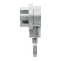 Geiger Markisengetriebe MKG 021 | 4,4:1 | blank | für 70 mm Nutrohr | Zinköse | mit Endanschlag