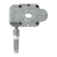 Geiger Markisengetriebe MSG 028 | 7:1 | blank | 13 mm Innenvierkant | Zinköse | mit Endanschlag