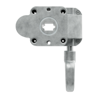 Geiger Markisengetriebe MSG 028 | 7:1 | blank | 13 mm Innenvierkant | Zinköse | mit Endanschlag