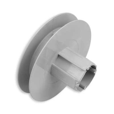 Schnurscheibe mit Aufnahme für Kugellager.