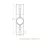 Geiger Gelenklager 45°- G002 | Grundplatte 22 x 85 mm | Kurbelzapfen 11,9 mm | 6 mm Sechskant - Länge 300 mm