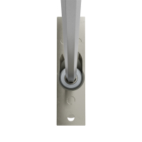 Geiger Gelenklager 45°- G006 | Grundplatte 22 x 85 mm | Kurbelzapfen 11,9 mm | 7 mm Sechskant - Länge 300 mm