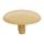 Obere Seite der Bohrlochabeckkappe in braunbeige.