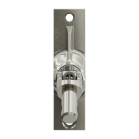 Geiger Gelenklager 45°- G007 | Grundplatte 22 x 85 mm | Kurbelzapfen 9,9 mm | 7 mm Sechskant - Länge 300 mm