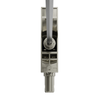 Geiger Gelenklager 90°- G061 | Grundplatte 22 x 85 mm | Kurbelzapfen 12,9 mm | 6 mm Sechskant 300 mm