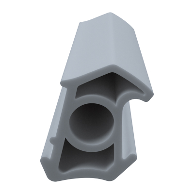 3D Modell der Stahlzargendichtung SZ339 in grau für senkrechte Nuten zum Tüblatt.