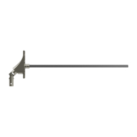 Geiger Gelenklager 90°- G062 | Grundplatte 22 x 85 mm | Kurbelzapfen 12,9 mm | 8 mm Vierkant - Länge 300 mm