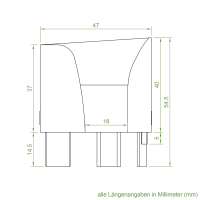 Einlauftrichter 47 x 39 mm | Sonderanfertigung