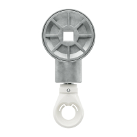 Geiger Markisengetriebe MKG 051 | 2,7:1 | blank | 13 mm Innenvierkant | Kunststofföse | ohne Endanschlag