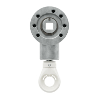 Geiger Markisengetriebe MKG 051 | 2,7:1 | blank | 13 mm Innenvierkant | Kunststofföse | ohne Endanschlag