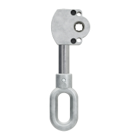 Geiger Schneckengetriebe für Markisen | 3:1 | ovale Zinköse | 7 mm Innenvierkant