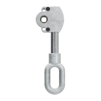 Geiger Schneckengetriebe für Markisen | 3:1 | ovale Zinköse | 7 mm Innenvierkant