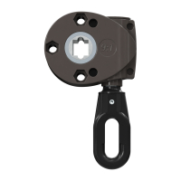 Geiger Markisengetriebe MSG 128 | 9:1 | braun | 13 mm Innenvierkant | ovale Kunststofföse | A = 41 mm