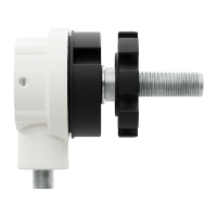 Geiger Modulares Markisengetriebe MGM 144 | 4,4:1 | Rechts | weiß |  für 85 mm Nutrohr | vari. Endanschlag
