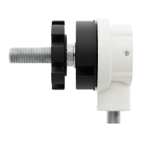 Geiger Modulares Markisengetriebe MGM 145 | 4,4:1 | Links | weiß | für 85 mm Nutwelle | vari. Endanschlag