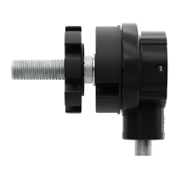 Geiger Modulares Markisengetriebe MGM 147 | 4,4:1 | Links | schwarz | für 85 mm Nutwelle | vari. Endanschlag