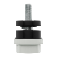 Geiger Modulares Markisengetriebe MGM 151 | 4,4:1 | Links |  lichtgrau | 78 (85) mm Nutrohr | vari. Endanschlag