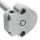 Geiger Schneckengetriebe S040 | Untersetzung 4:1 | 6 mm Vierkant | Linksroller