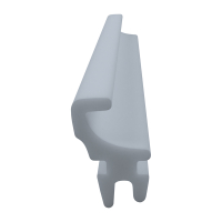 3D Modell der Lippendichtung LP481 in grau für Fenster.
