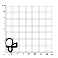 Zeichnung des Dichtungsprofils der Schlauchdichtung SL164.