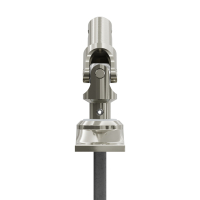 Geiger Gelenklager 45°- G009 | Grundplatte 22 x 52 mm | Kurbelzapfen 11,9 mm | 6 mm Vierkant - Länge 300 mm