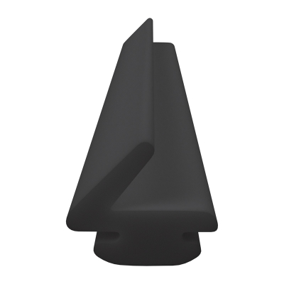 3D Modell der Lippendichtung LP489 in schwarz für Fenster.