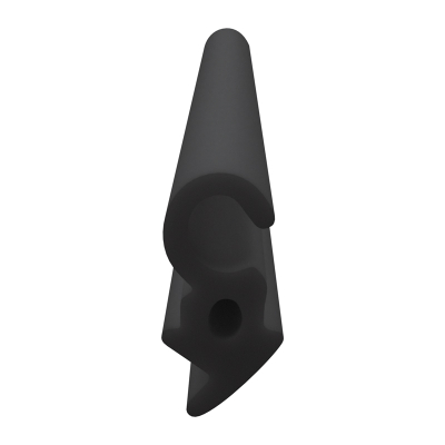3D Modell der Lippendichtung LP498 in schwarz für Fenster.