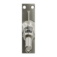 Geiger Gelenklager 45°- G012 | Grundplatte 22 x 85 mm | Kurbelzapfen 9,9 mm | 6 mm Sechskant - Länge 300 mm
