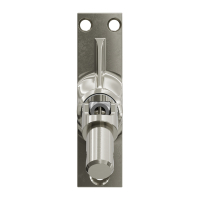 Geiger Gelenklager 45°- G013 | Grundplatte 22 x 85 mm | Kurbelzapfen 11,9 mm | 6 mm Sechskant - Länge 300 mm