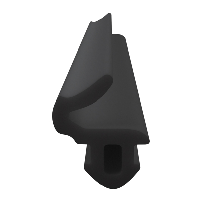 3D Modell der Lippendichtung LP514 in schwarz für Fenster.