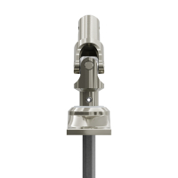 Geiger Gelenklager 45°- G014 | Grundplatte 22 x 52 mm | Kurbelzapfen 11,9 mm | 6 mm Sechskant - Länge 300 mm