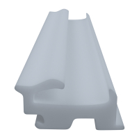 3D Modell der Lippendichtung LP513 in grau für Fenster.