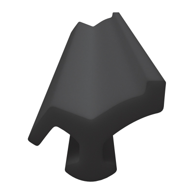 3D Modell der Lippendichtung LP527 in schwarz für Fenster.